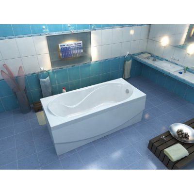 Акриловая ванна Bas Ямайка 180 см-3