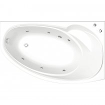 Акриловая ванна Bas Флорида 160 см R с г/м Акриловая ванна Bas Флорида 160 см R с г/м
