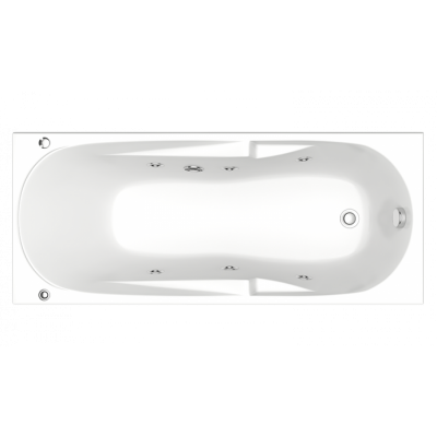 Акриловая ванна Bas Мальдива 160 см с г/м