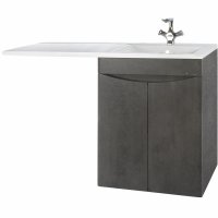 Тумба с раковиной Bellezza Олиссия 120 серый R