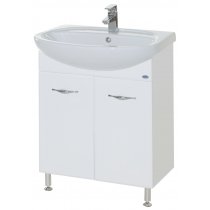 Тумба с раковиной для ванной Bellezza Стелла 65 прямая Тумба с раковиной для ванной Bellezza Стелла 65 прямая