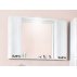 Зеркало Бриклаер Адель 105 белый глянец с двумя шкафчиками-small