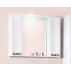 Зеркало Бриклаер Адель 85 белый глянец с двумя шкафчиками-small