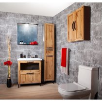 Комплект мебели Бриклаер Лофт 60 Метрополитен грей Комплект мебели Бриклаер Лофт 60 Метрополитен грей