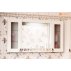 Зеркало-шкаф Бриклаер Кантри 125 Бежевый дуб прованс с балюстрадой-small
