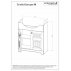 Комплект мебели Бриклаер Кантри 85 Бежевый дуб прованс (зеркало со шкафом)--small-1