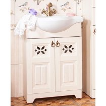 Тумба с раковиной Бриклаер Кантри 65 Бежевый дуб прованс Тумба с раковиной Бриклаер Кантри 65 Бежевый дуб прованс