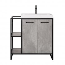 Тумба с раковиной Style Line Лофт 60/80 бетон