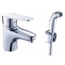 Смеситель 1 Orange Flipo M23-022cr для раковины с гигиеническим душем Смеситель 1 Orange Flipo M23-022cr для раковины с гигиеническим душем