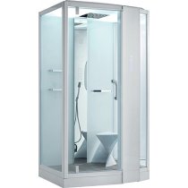 Душевая кабина Orans SR-89105RS белая, с баней