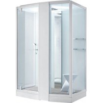 Душевая кабина Orans SR-89102RS белая, с баней Душевая кабина Orans SR-89102RS белая, с баней