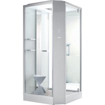 Душевая кабина Orans SR-89101RS белая, с баней