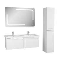 Комплект мебели Owl 1975 Otalia 125 2 ящика, белая Комплект мебели Owl 1975 Otalia 125 2 ящика, белая