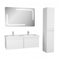 Комплект мебели Owl 1975 Otalia 125 2 ящика, белая Комплект мебели Owl 1975 Otalia 125 2 ящика, белая