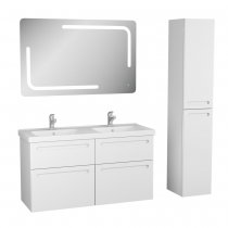 Комплект мебели Owl 1975 Otalia 125 4 ящика, белая Комплект мебели Owl 1975 Otalia 125 4 ящика, белая