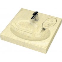 Раковина Paulmark Stern PM700328 бежевая Раковина Paulmark Stern PM700328 бежевая