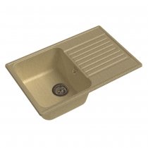 Мойка кухонная Raiber Актерман RQ144 прямоугольная с крылом, бежевый