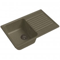 Мойка кухонная Raiber Актерман RQ144 прямоугольная с крылом, топаз