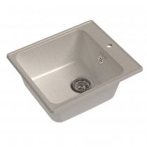 Мойка кухонная Raiber Реберг RQ21 прямоугольная, белый