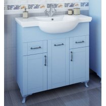 Тумба с раковиной Sanflor Глория 85 серый