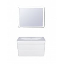 Комплект мебели Style Line Атлантика 90 Люкс Plus подвесной белый антискрейч