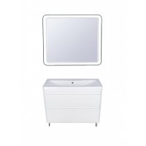 Комплект мебели Style Line Атлантика 90 Люкс Plus напольный белый антискрейч