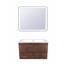 Комплект мебели Style Line Атлантика 90 Люкс Plus подвесной старое дерево