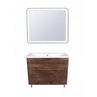 Комплект мебели Style Line Атлантика 90 Люкс Plus напольный старое дерево