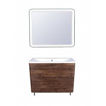 Комплект мебели Style Line Атлантика 90 Люкс Plus напольный старое дерево