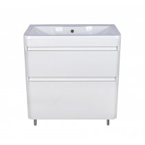 Тумба с раковиной Style Line Атлантика 60 Люкс Plus напольная белый антискрейч Тумба с раковиной Style Line Атлантика 60 Люкс Plus напольная белый антискрейч