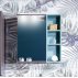 Зеркало Бриклаер Кристалл 60, ясень анкор темный со шкафчиком-small