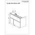 Комплект мебели Бриклаер Мальта 105, белый глянец--small-9