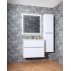 Комплект мебели Бриклаер Мальта 85, белый глянец-small