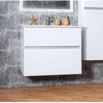 Тумба с раковиной Бриклаер Мальта 75, белый глянец Тумба с раковиной Бриклаер Мальта 75, белый глянец