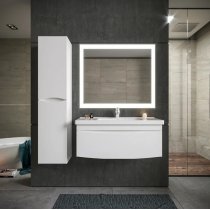 Комплект мебели Бриклаер Вега 100, белый глянец