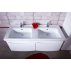 Комплект мебели Бриклаер Вега 125, белый глянец--small-3