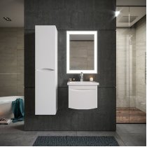 Комплект мебели Бриклаер Вега 50, белый глянец