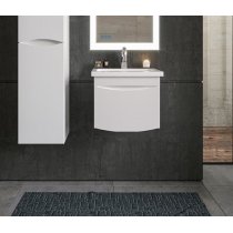 Тумба с раковиной Бриклаер Вега 50, белый глянец Тумба с раковиной Бриклаер Вега 50, белый глянец