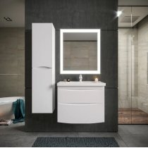 Комплект мебели Бриклаер Вега 80, белый глянец Комплект мебели Бриклаер Вега 80, белый глянец