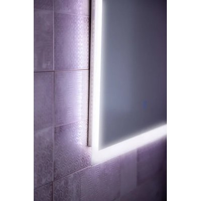 Зеркало Бриклаер Вега 40 с подсветкой и часами-2