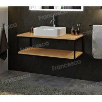 Тумба с раковиной Loft Теннеси 100 (ум. SL-1013) черная Тумба с раковиной Loft Теннеси 100 (ум. SL-1013) черная