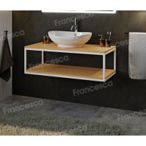 Тумба с раковиной Loft Теннеси 100 (ум. Гамма 56) белая Тумба с раковиной Loft Теннеси 100 (ум. Гамма 56) белая
