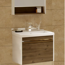 Тумба с раковиной AQUATON Капри 60 таксония темная, подвесная Тумба с раковиной AQUATON Капри 60 таксония темная, подвесная