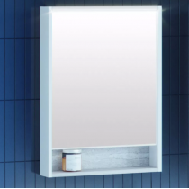 Зеркало-шкаф AQUATON Капри 60 R, с подсветкой, бетон пайн Зеркало-шкаф AQUATON Капри 60 R, с подсветкой, бетон пайн