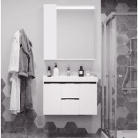 Комплект мебели AQUATON Рене 80 белый, грецкий орех