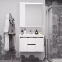 Комплект мебели AQUATON Рене 80 белый, грецкий орех