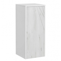 Шкаф AQUATON Сакура ольха наварра, белый, с бельевой корзиной Шкаф AQUATON Сакура ольха наварра, белый, с бельевой корзиной
