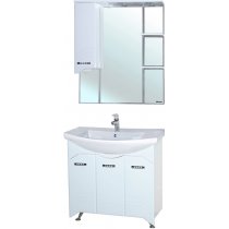 Комплект мебели для ванной Bellezza Дрея 85 с бельевой корзиной Комплект мебели для ванной Bellezza Дрея 85 с бельевой корзиной