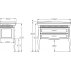 Комплект мебели для ванной Opadiris Фреско 100 светлый орех--small-8