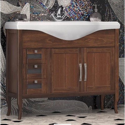 Комплект мебели для ванной Opadiris Мираж 100 светлый орех-2
